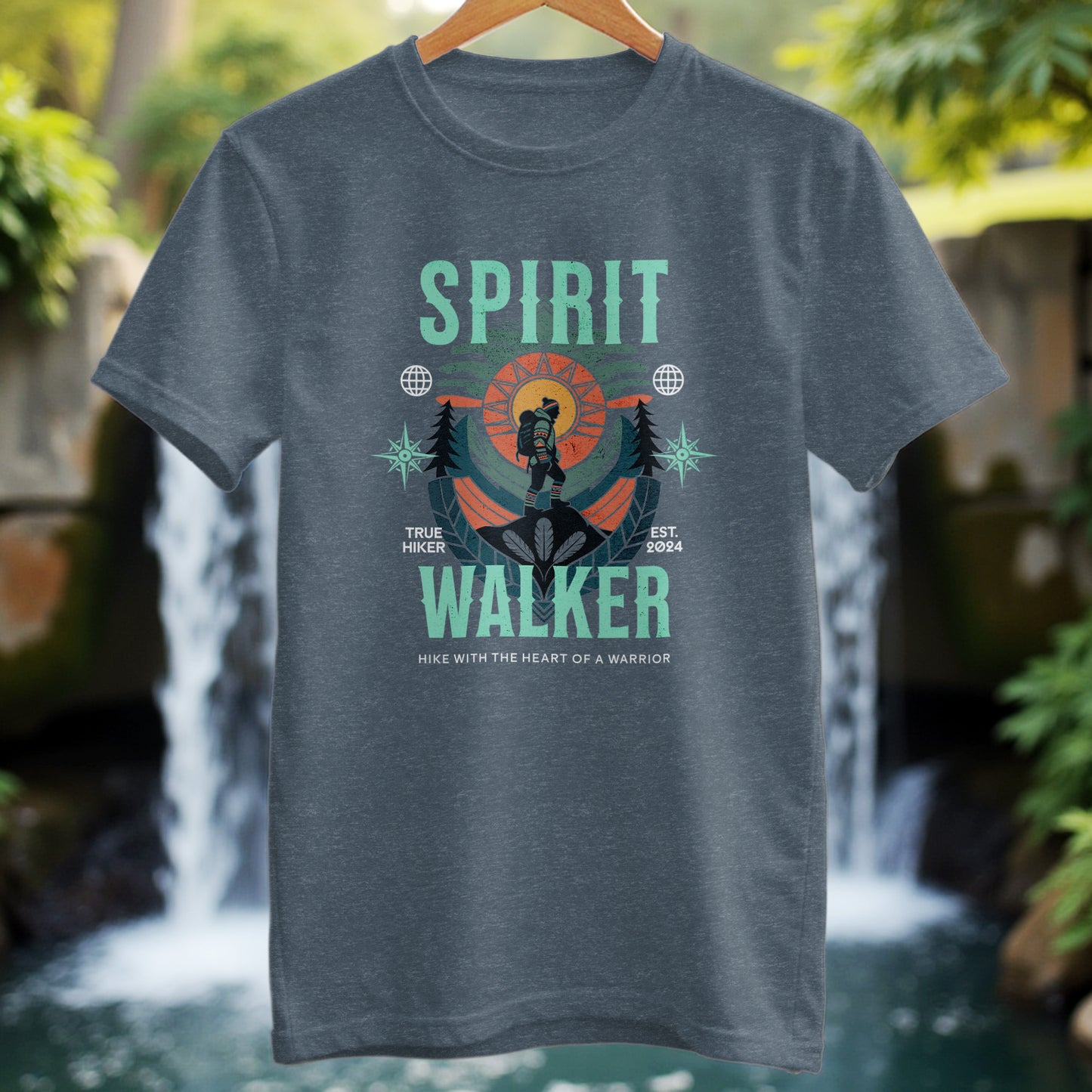 Spirit Walker Tribal Design T-Shirt - Trailblaze Shirts