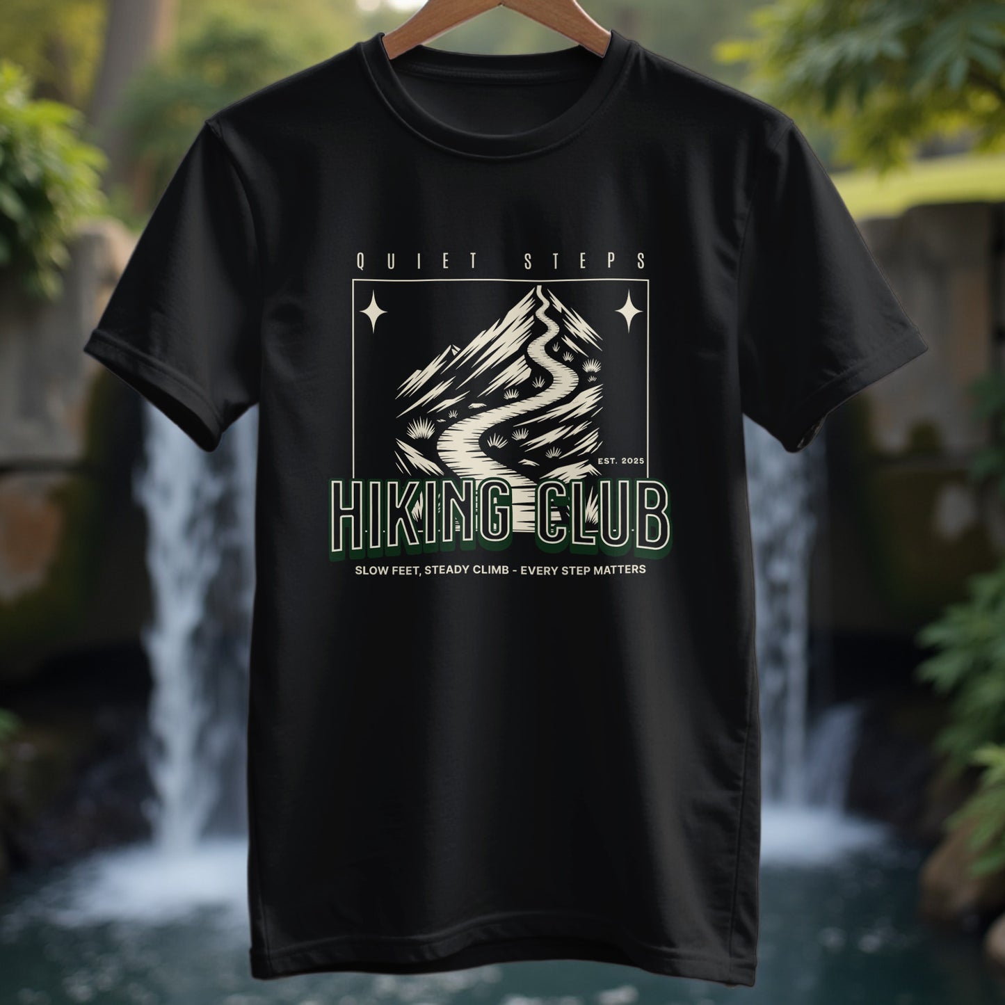 Quiet Steps Hiking Club T-Shirt - Trailblaze Shirts