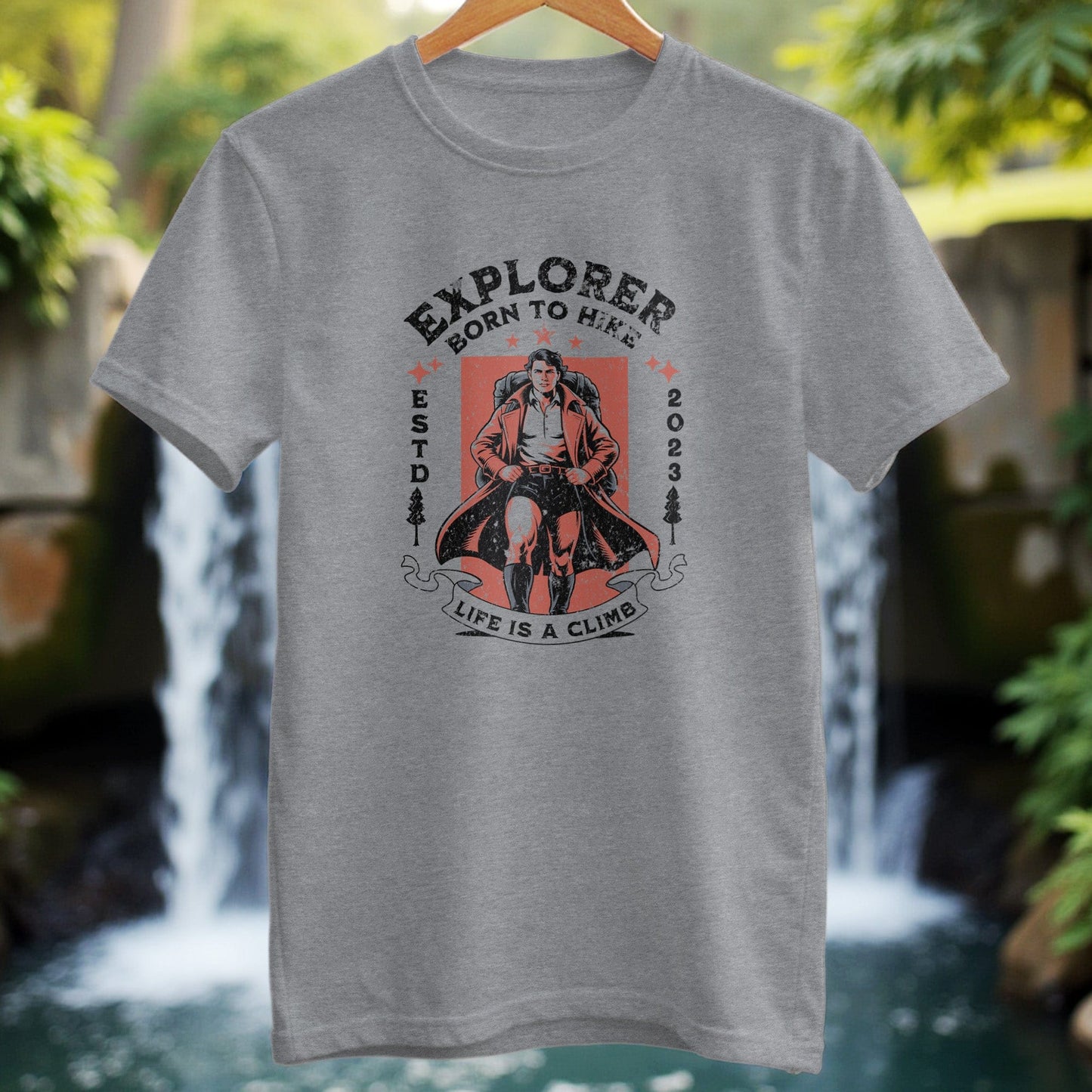 Explorer Born To Hike T-Shirt - Trailblaze Shirts