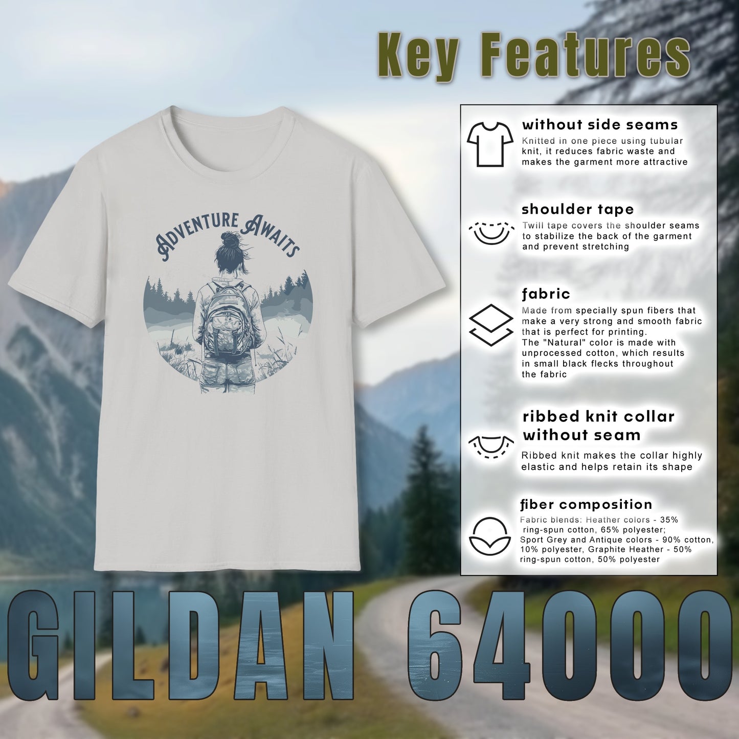 Adventure Awaits T-Shirt - Trailblaze Shirts