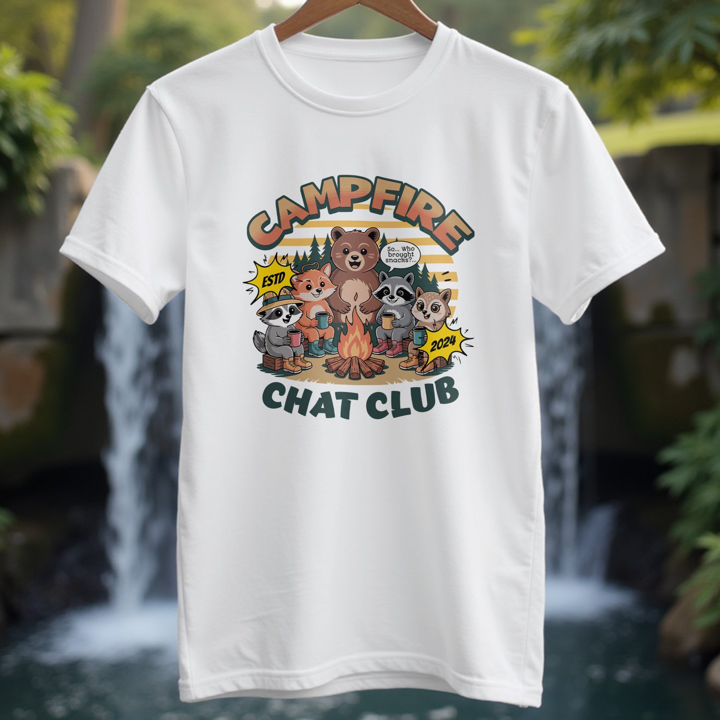 Campfire Chat Club T-Shirt - Trailblaze Shirts