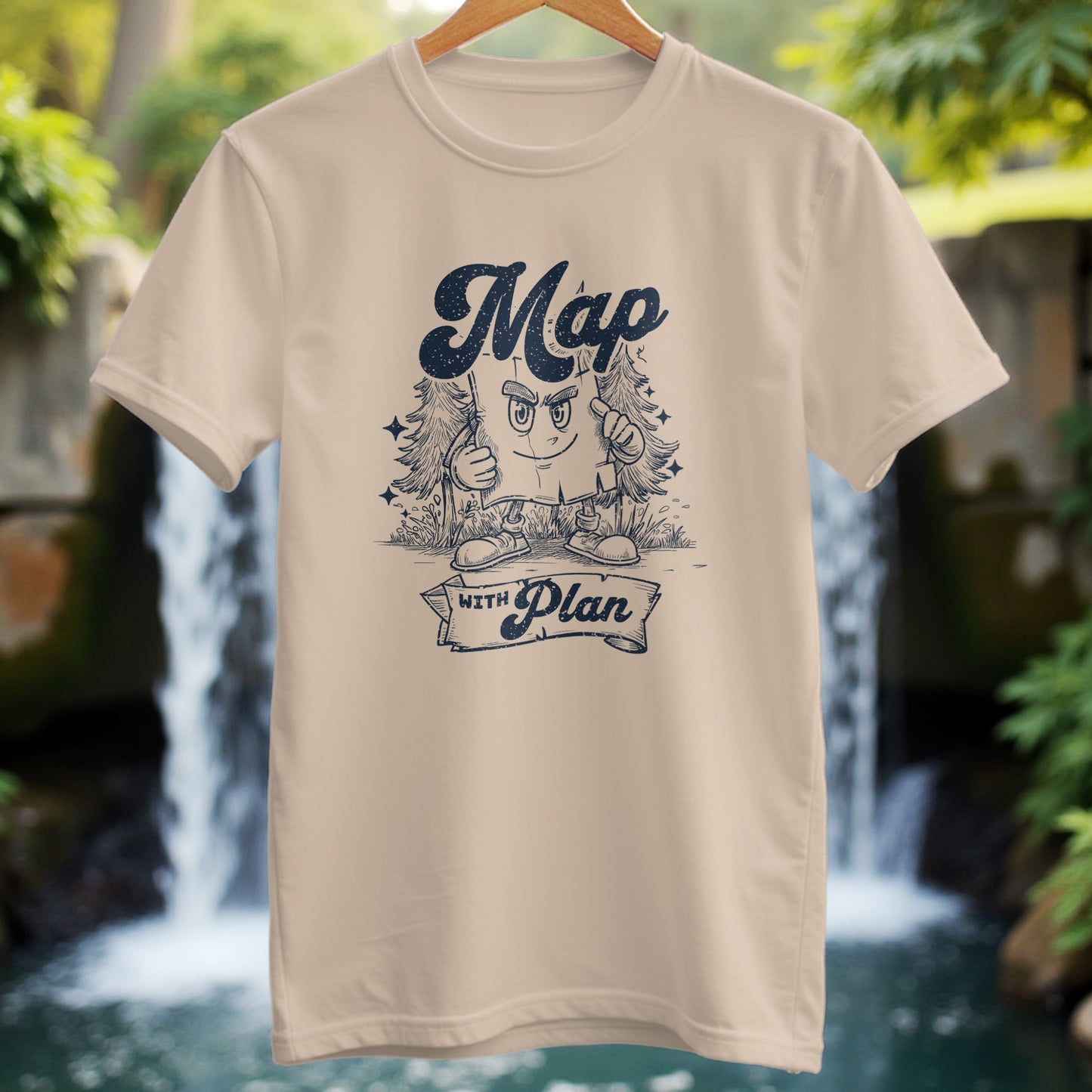 Map With Plan T-Shirt - Trailblaze Shirts