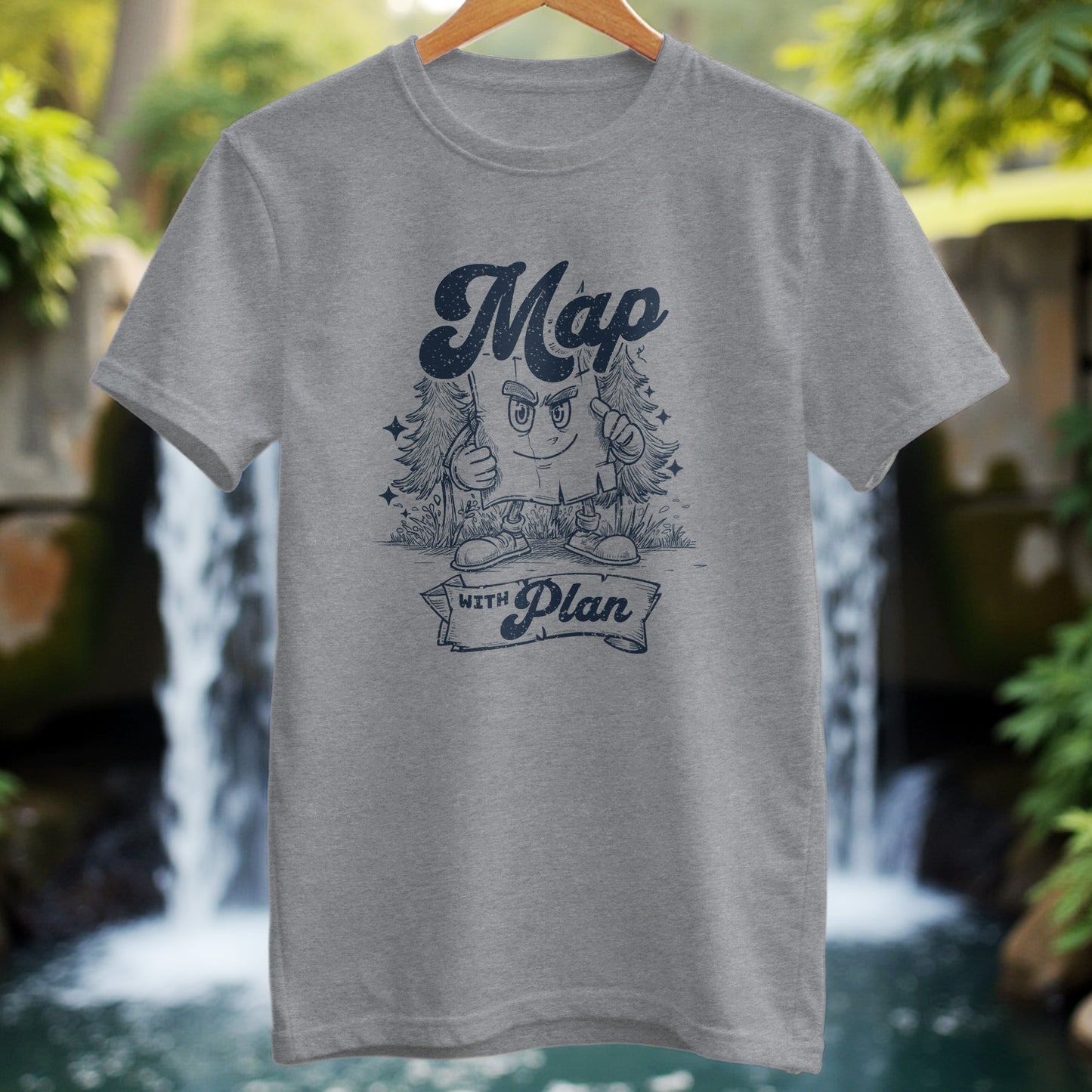 Map With Plan T-Shirt - Trailblaze Shirts