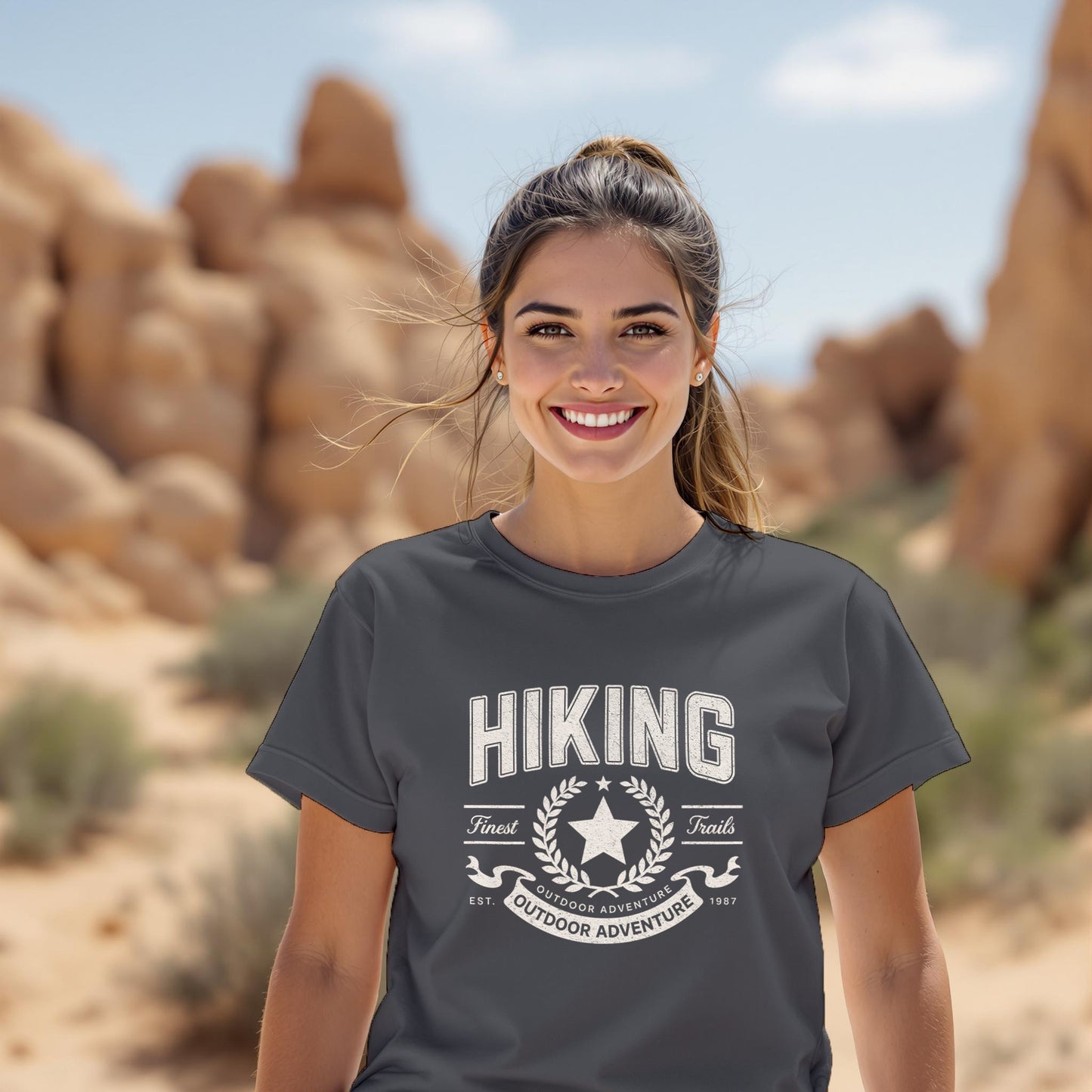 Hiking Finest Trails Tee - Trailblaze Shirts