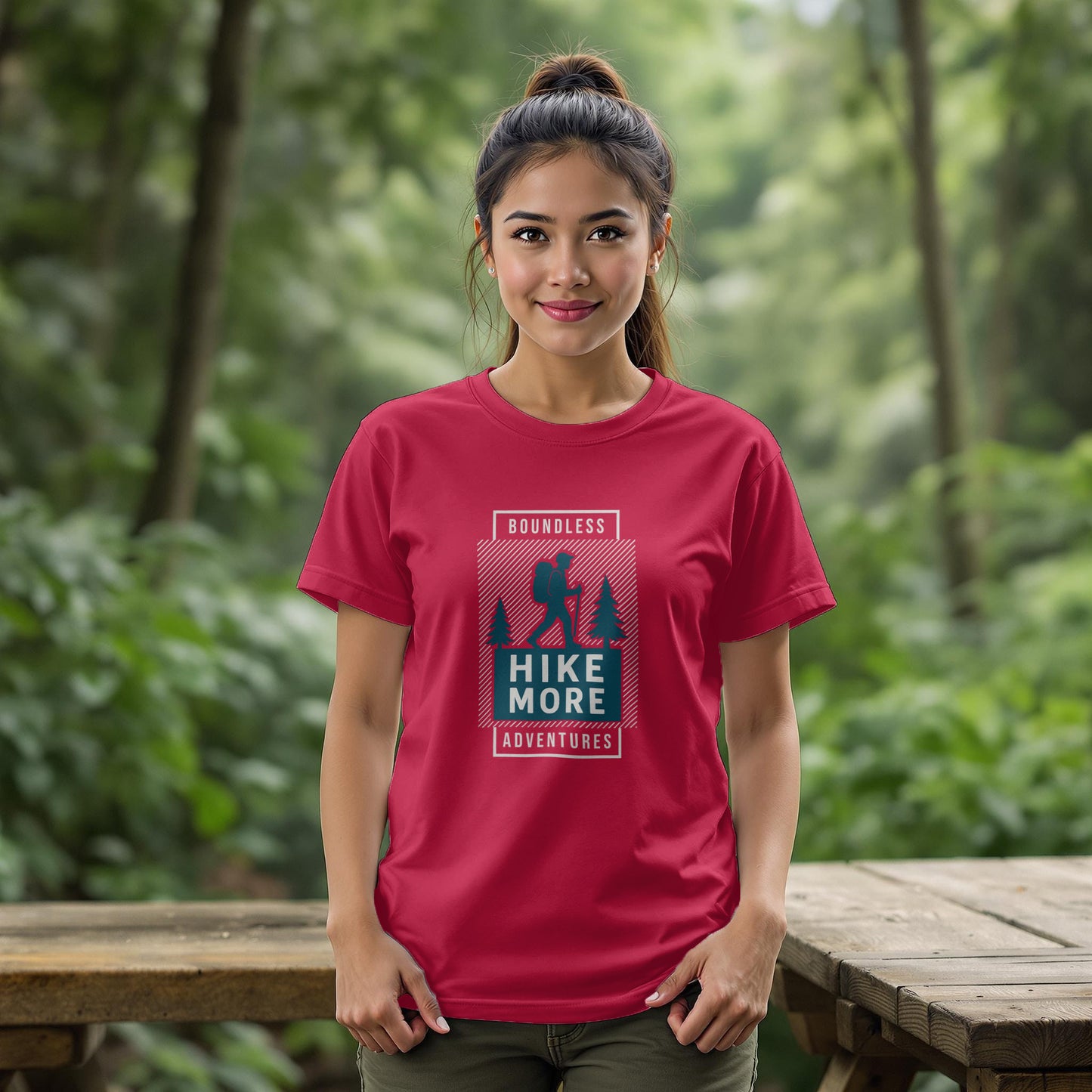 Hike More Green T-Shirt - Trailblaze Shirts