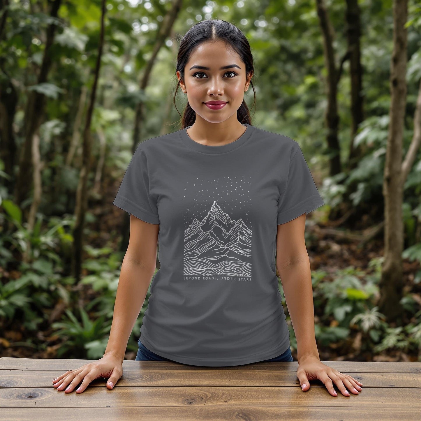 Beyond Roads, Under Stars T-Shirt - Trailblaze Shirts