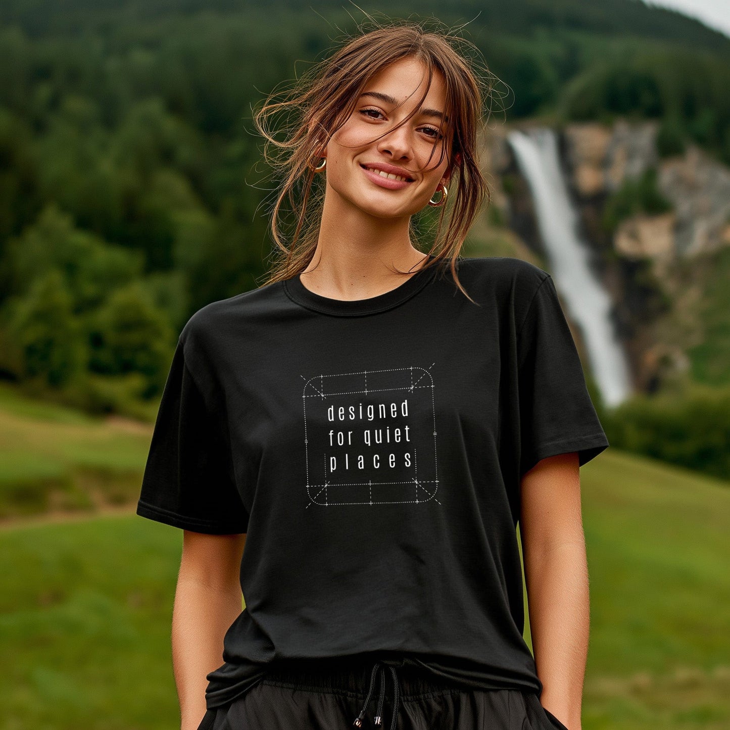 Designed For Quiet Places T-Shirt - Trailblaze Shirts