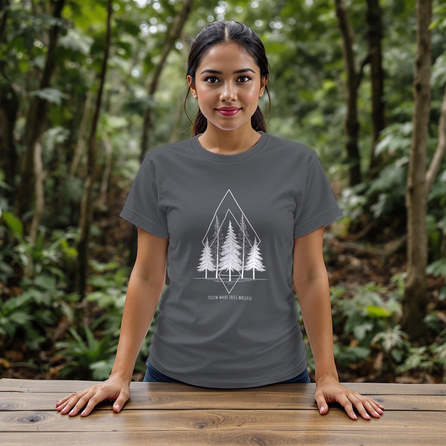 Follow Where Trees Whisper T-Shirt - Trailblaze Shirts