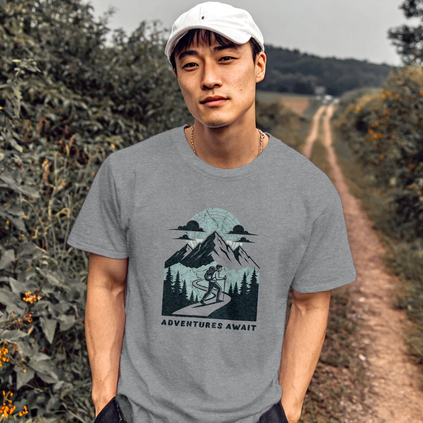 Adventures Await Graphic T-Shirt