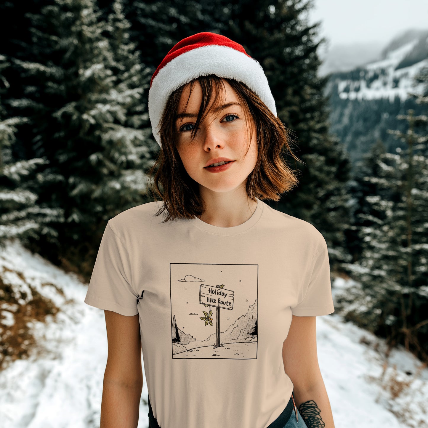 Holiday Hike Route T-Shirt
