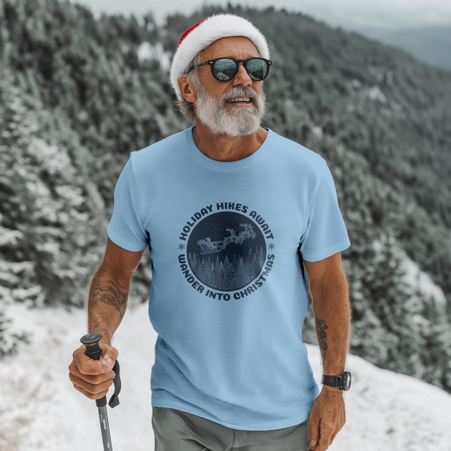 Holiday Hikes Await T-Shirt