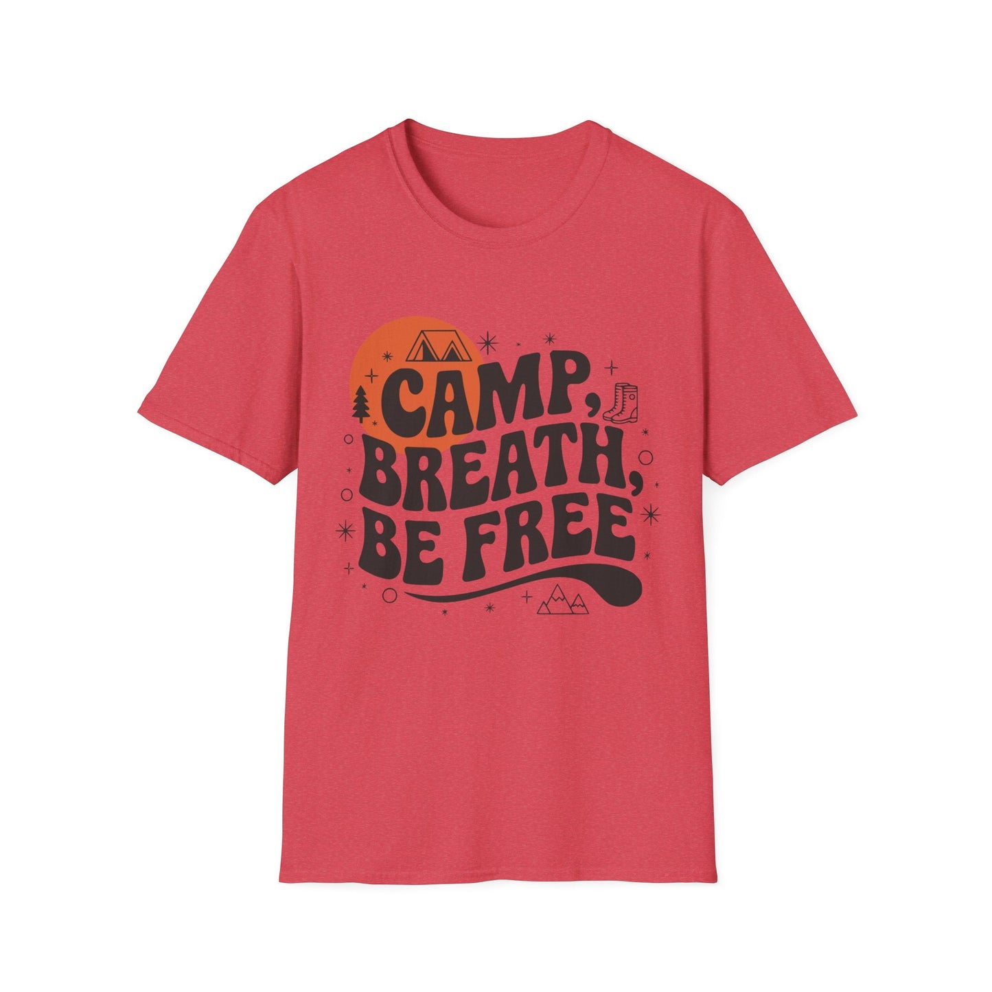 Camp Breath Be Free, Hikers T-Shirt