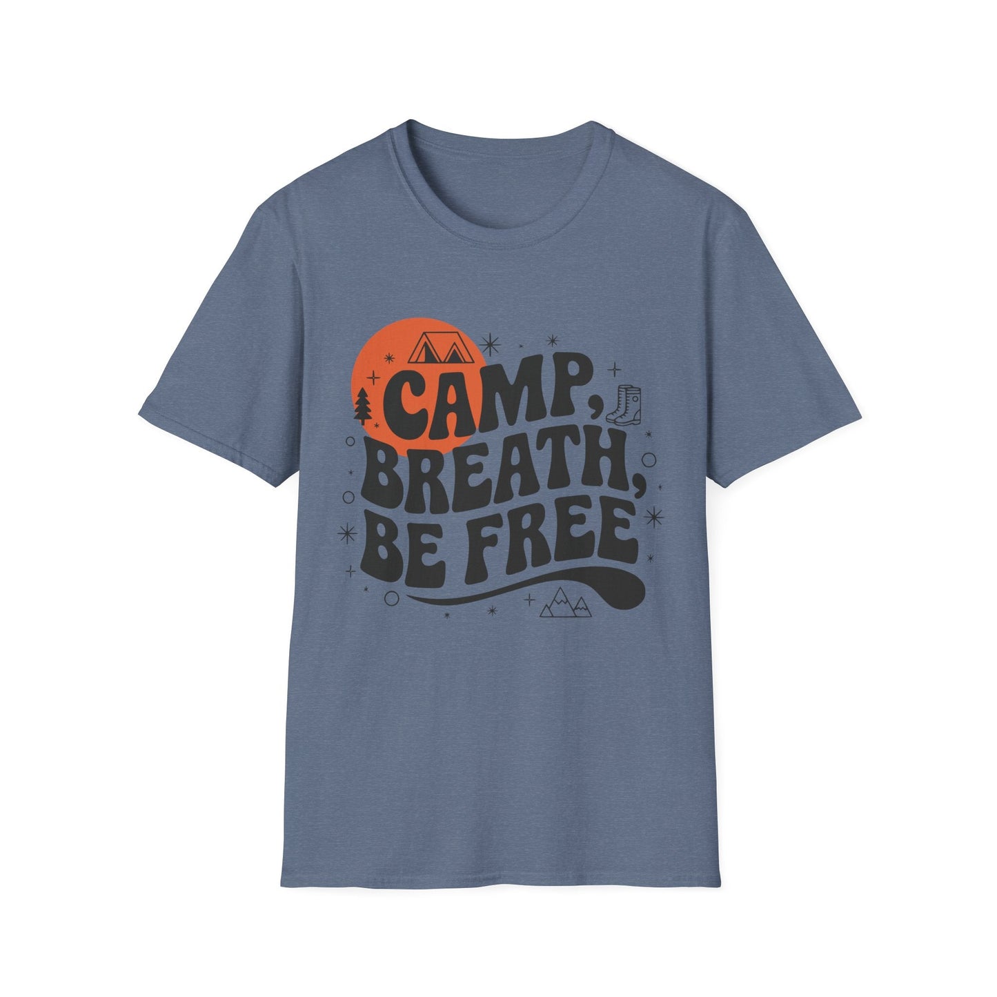 Camp Breath Be Free, Hikers T-Shirt