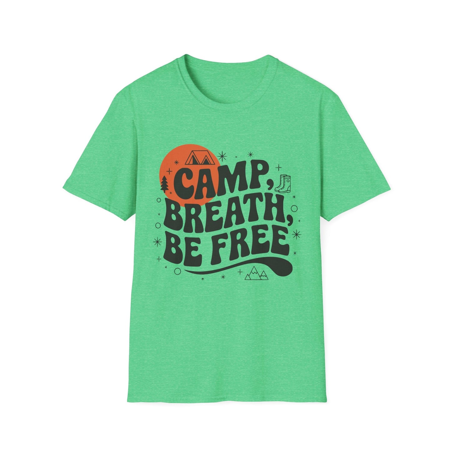 Camp Breath Be Free, Hikers T-Shirt