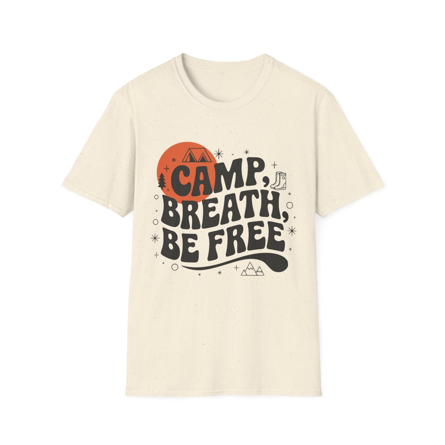 Camp Breath Be Free, Hikers T-Shirt