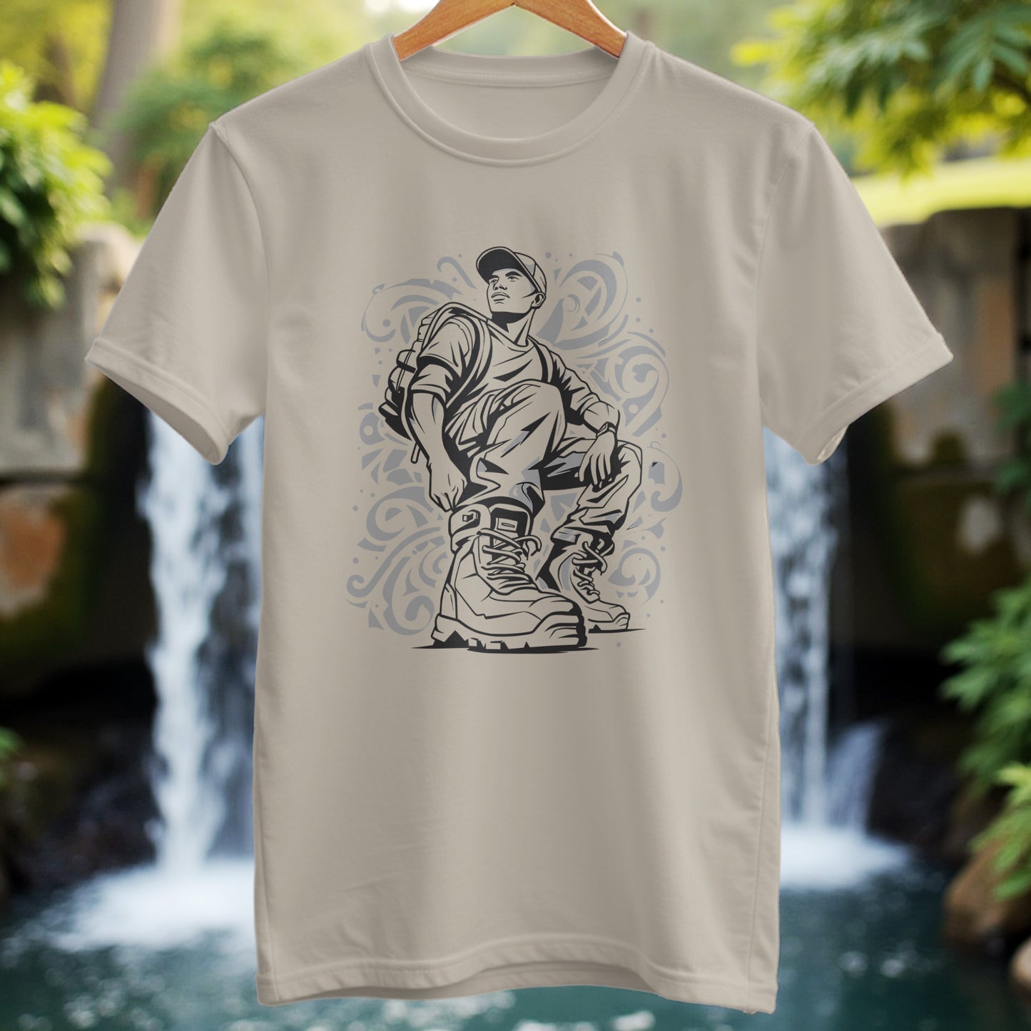 Graffiti Hiker T-Shirt - Trailblaze Shirts
