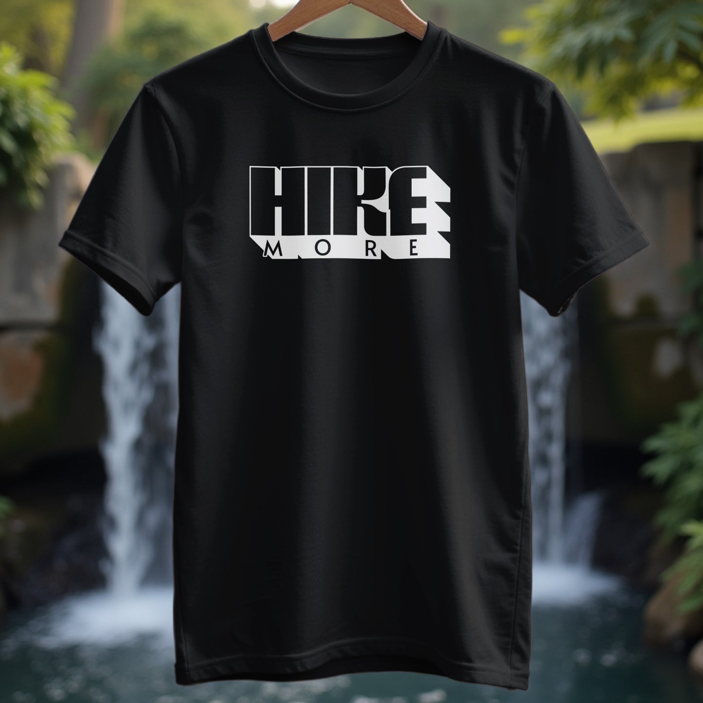 Hike More Modern Typography T-shirt - Trailblaze Shirts