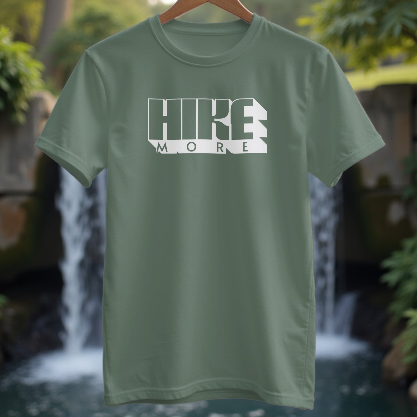 Hike More Modern Typography T-shirt - Trailblaze Shirts