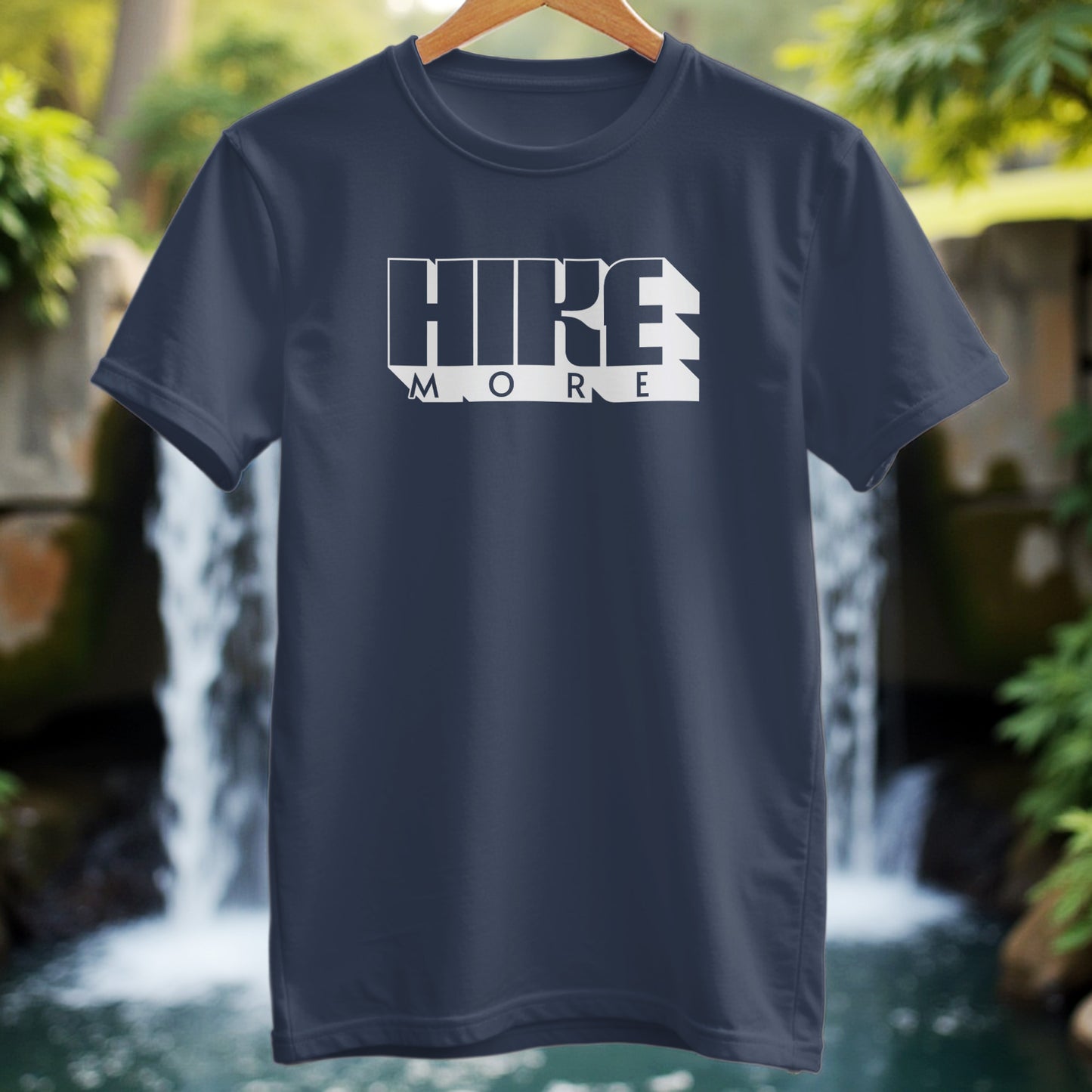 Hike More Modern Typography T-shirt - Trailblaze Shirts
