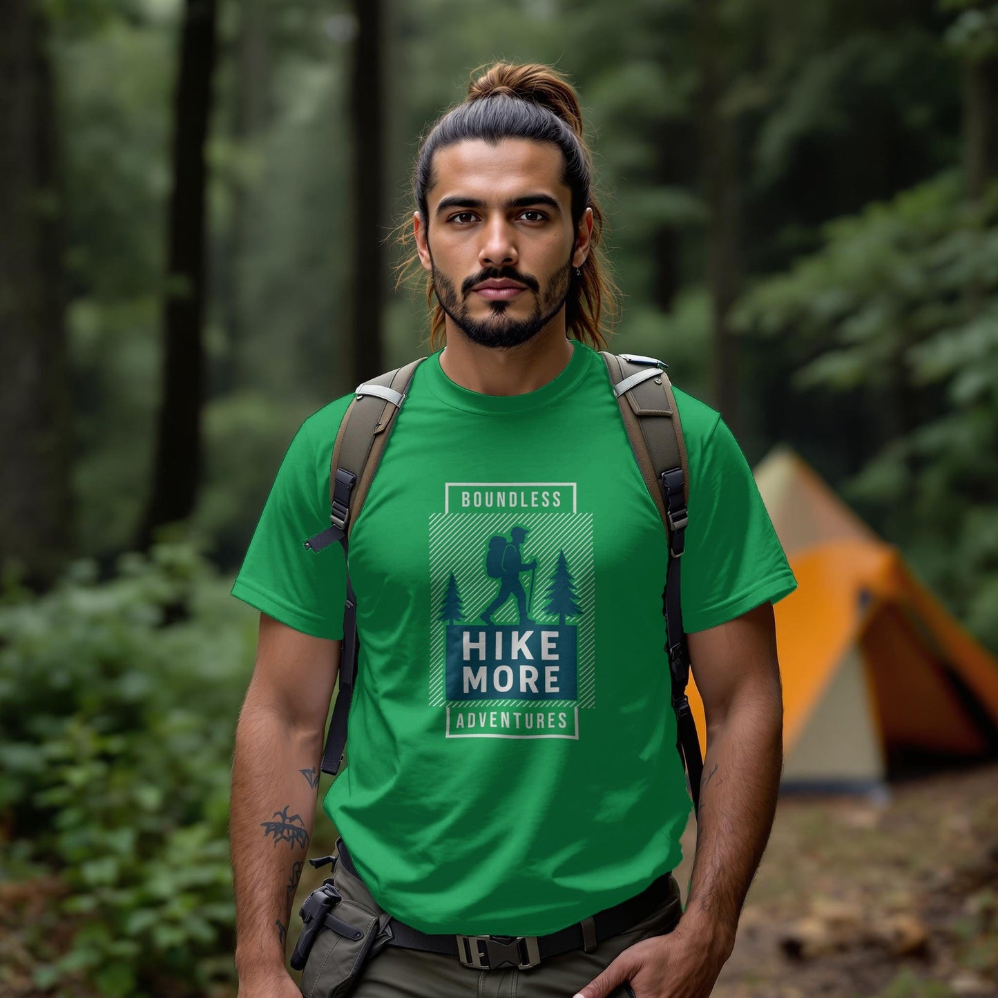 Hike More Green T-Shirt - Trailblaze Shirts