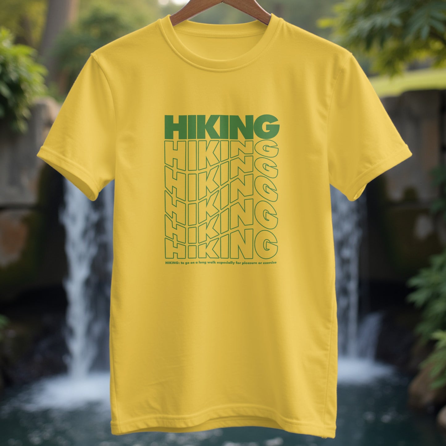 HIKING TypographyT-shirts - Trailblaze Shirts
