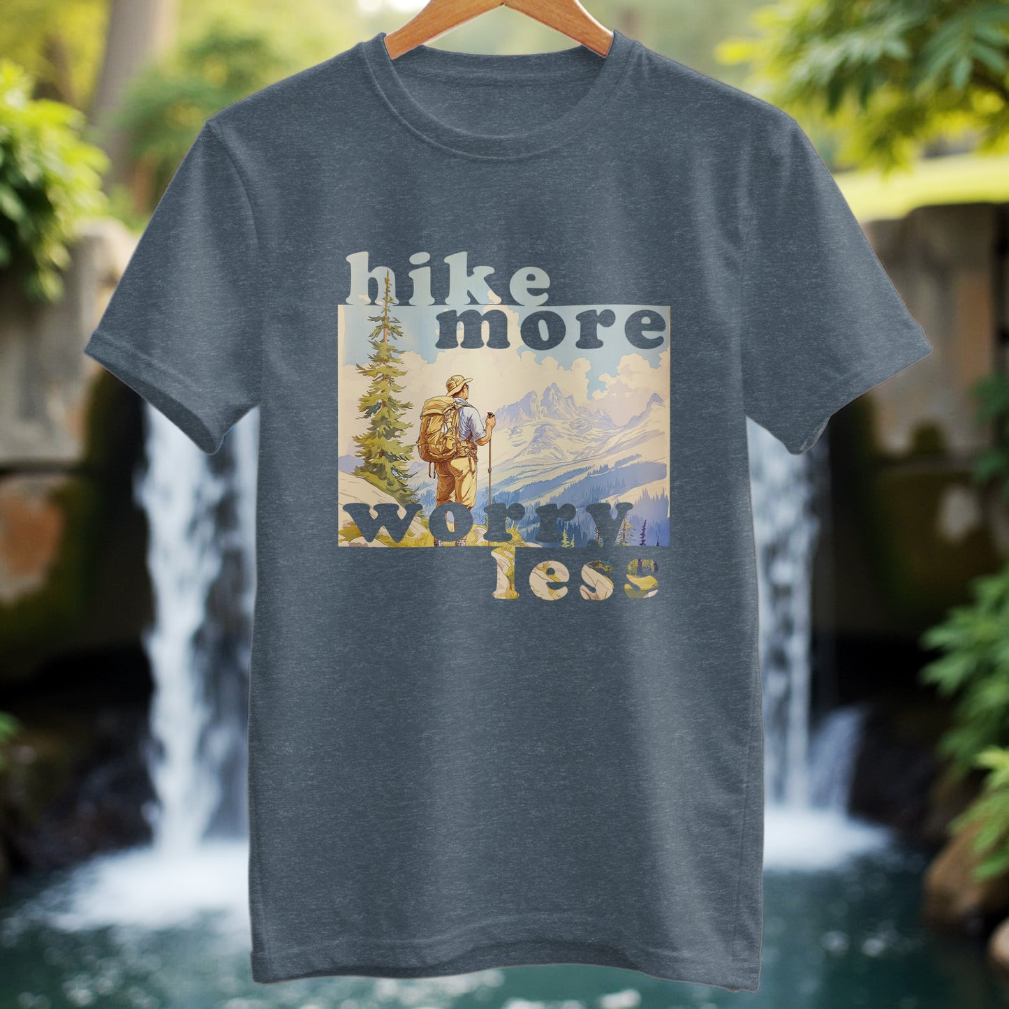 Hike More Worry Less T-shirt - Trailblaze Shirts