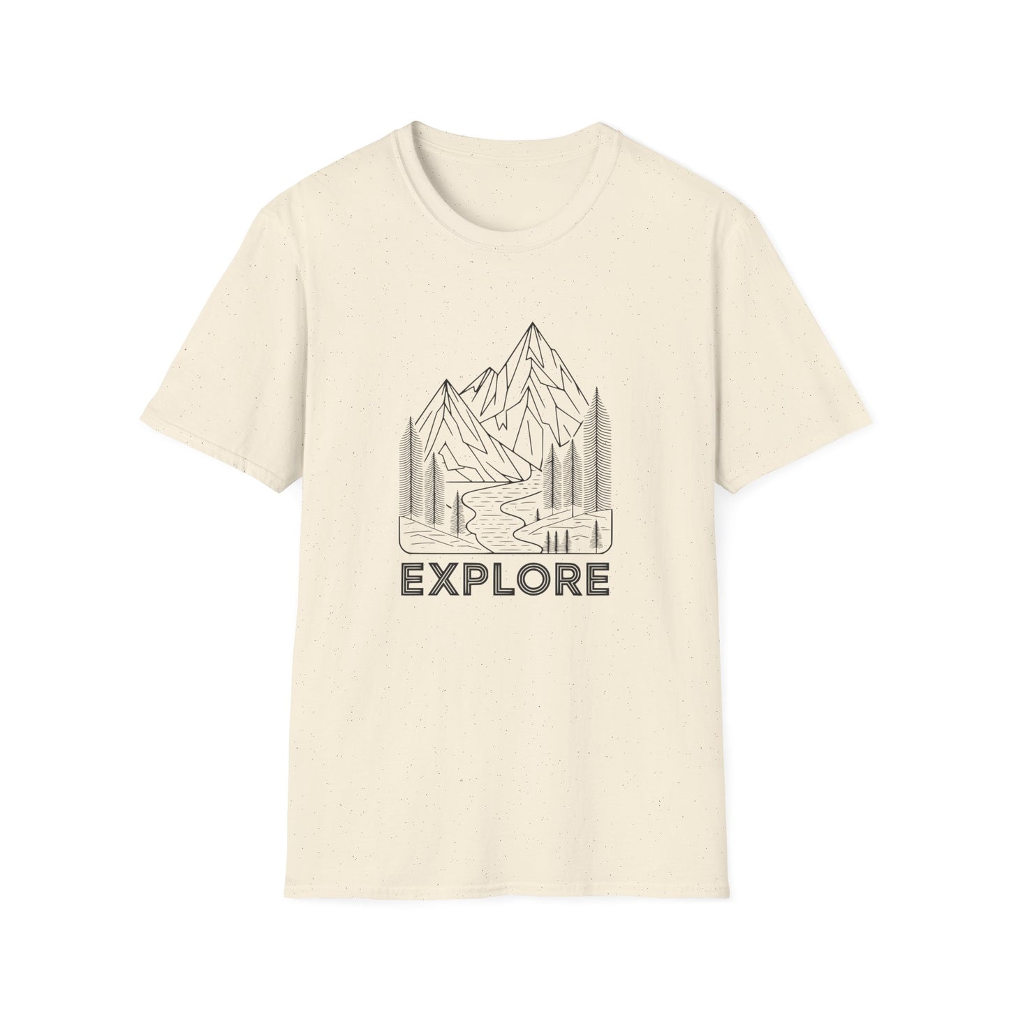 Single Line Minimalistic Explore Design, Hikers T-Shirt