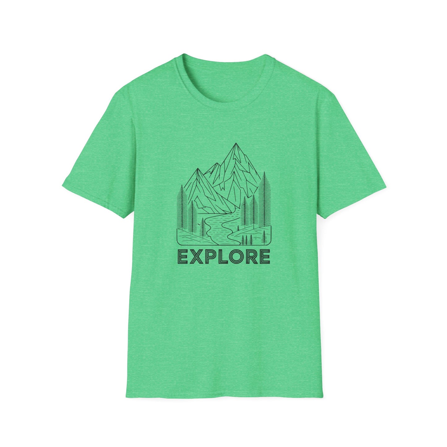 Single Line Minimalistic Explore Design, Hikers T-Shirt