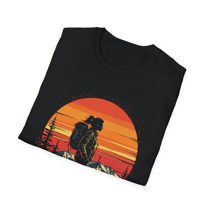 Woman's Silhouette Born To Hike T-Shirt - Trailblaze Shirts