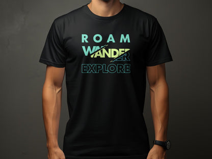 Roam Wander Explore T-shirt - Trailblaze Shirts