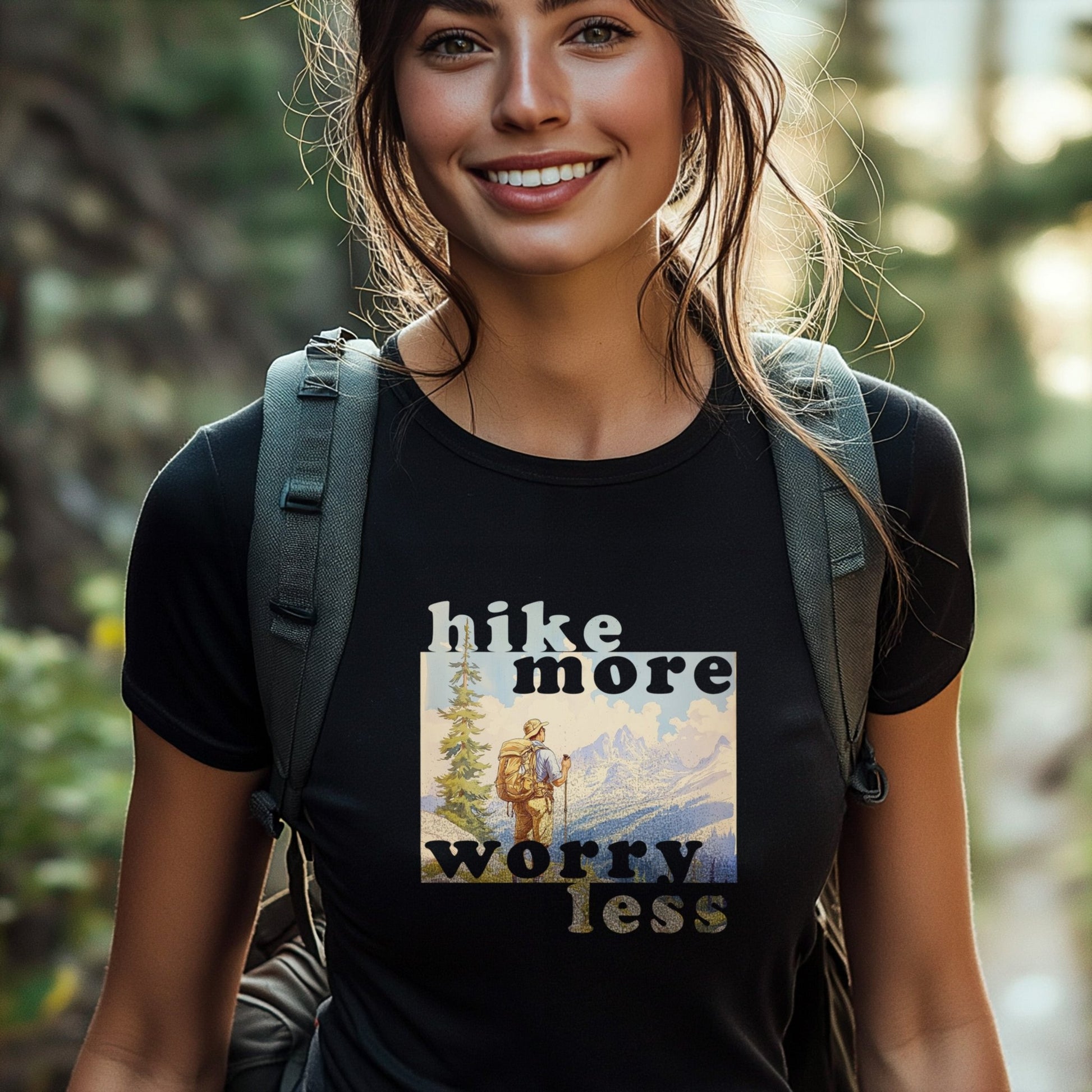 Hike More Worry Less T-shirt - Trailblaze Shirts