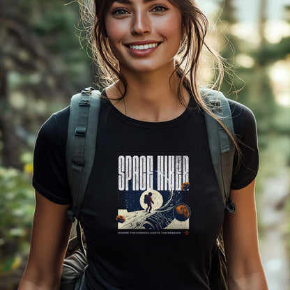 Space Hiker Abstract T-shirt - Trailblaze Shirts