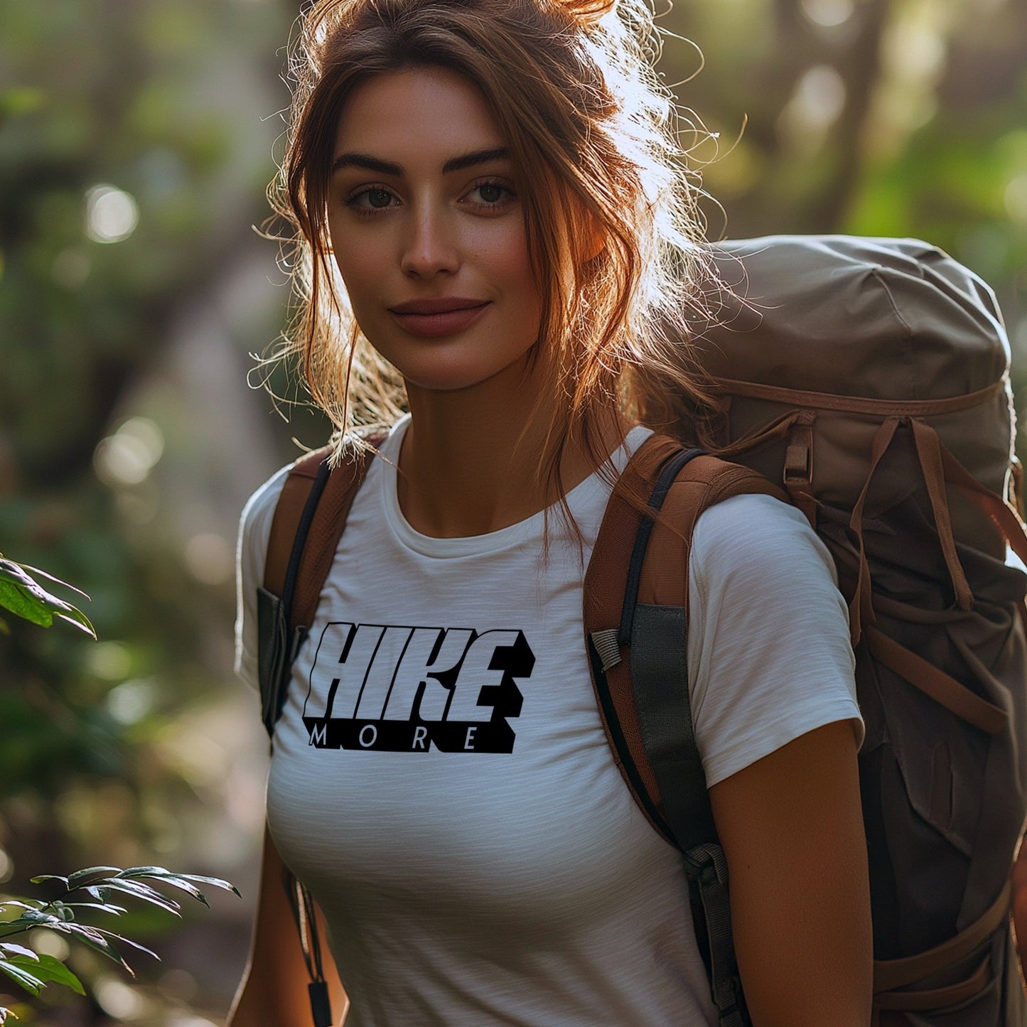 Hike More Modern Typography T-shirt - Trailblaze Shirts