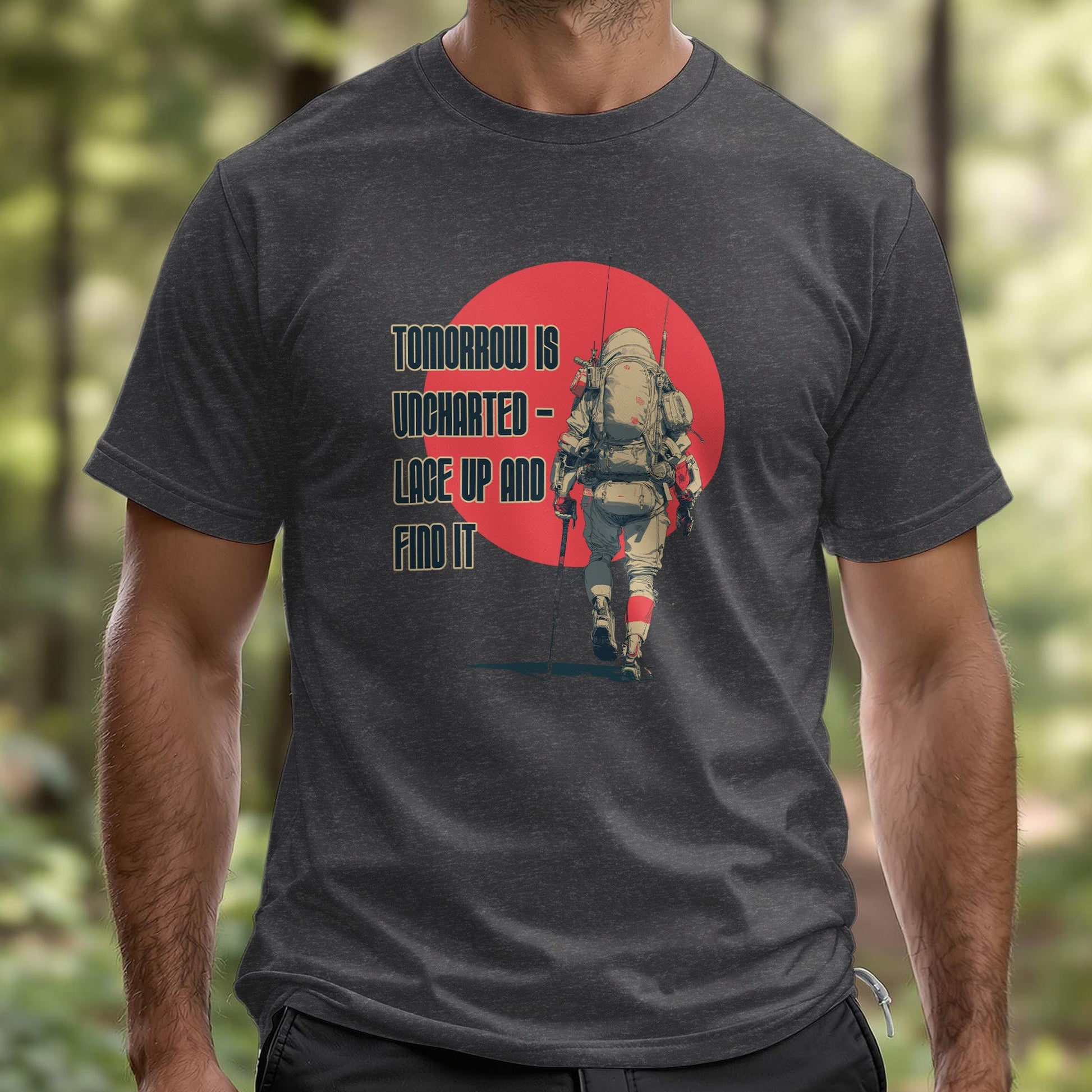 Futuristic Hiker T-Shirt - Trailblaze Shirts