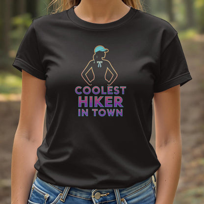 Coolest Hiker in Town Woman's T-Shirt - Trailblaze Shirts