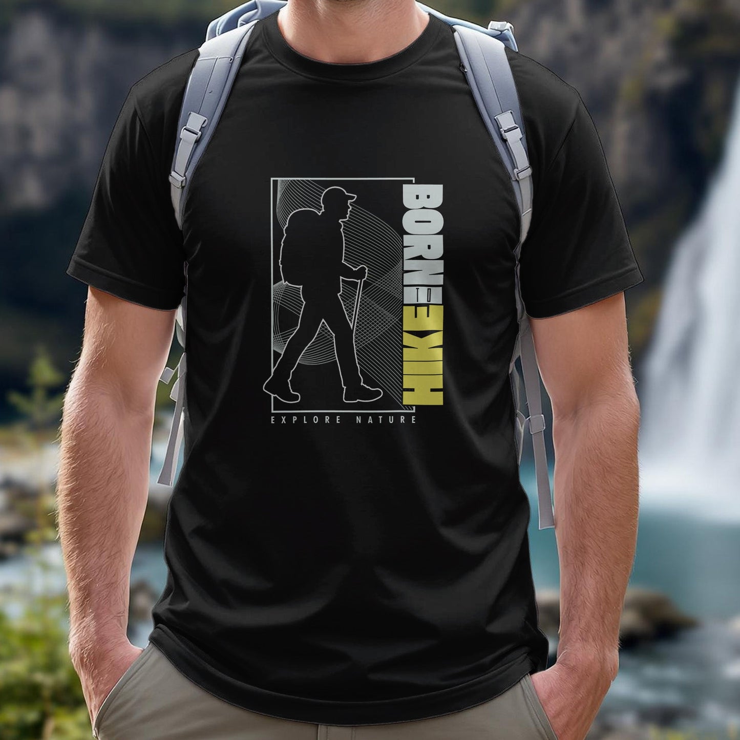 Born To Hike Design T-Shirt - Trailblaze Shirts