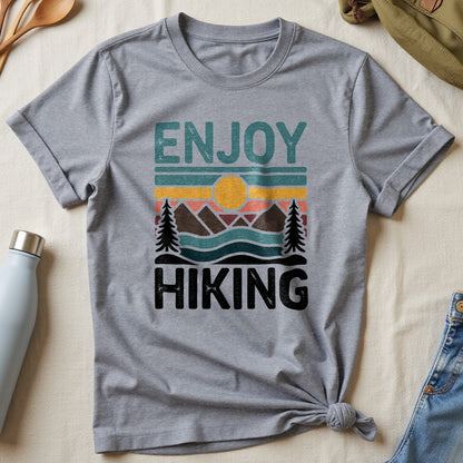 Minimalist Enjoy Hiking Hikers T-Shirt
