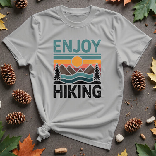 Minimalist Enjoy Hiking Hikers T-Shirt