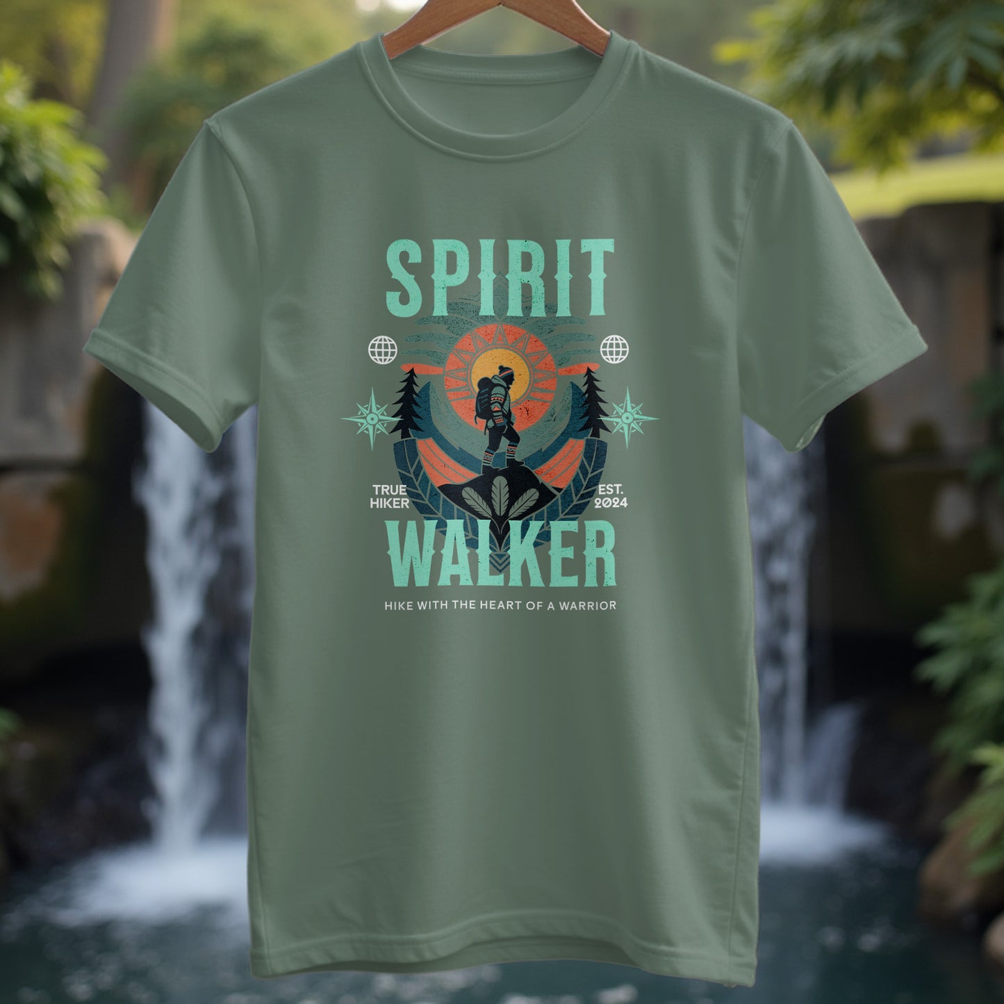 Spirit Walker Tribal Design T-Shirt - Trailblaze Shirts