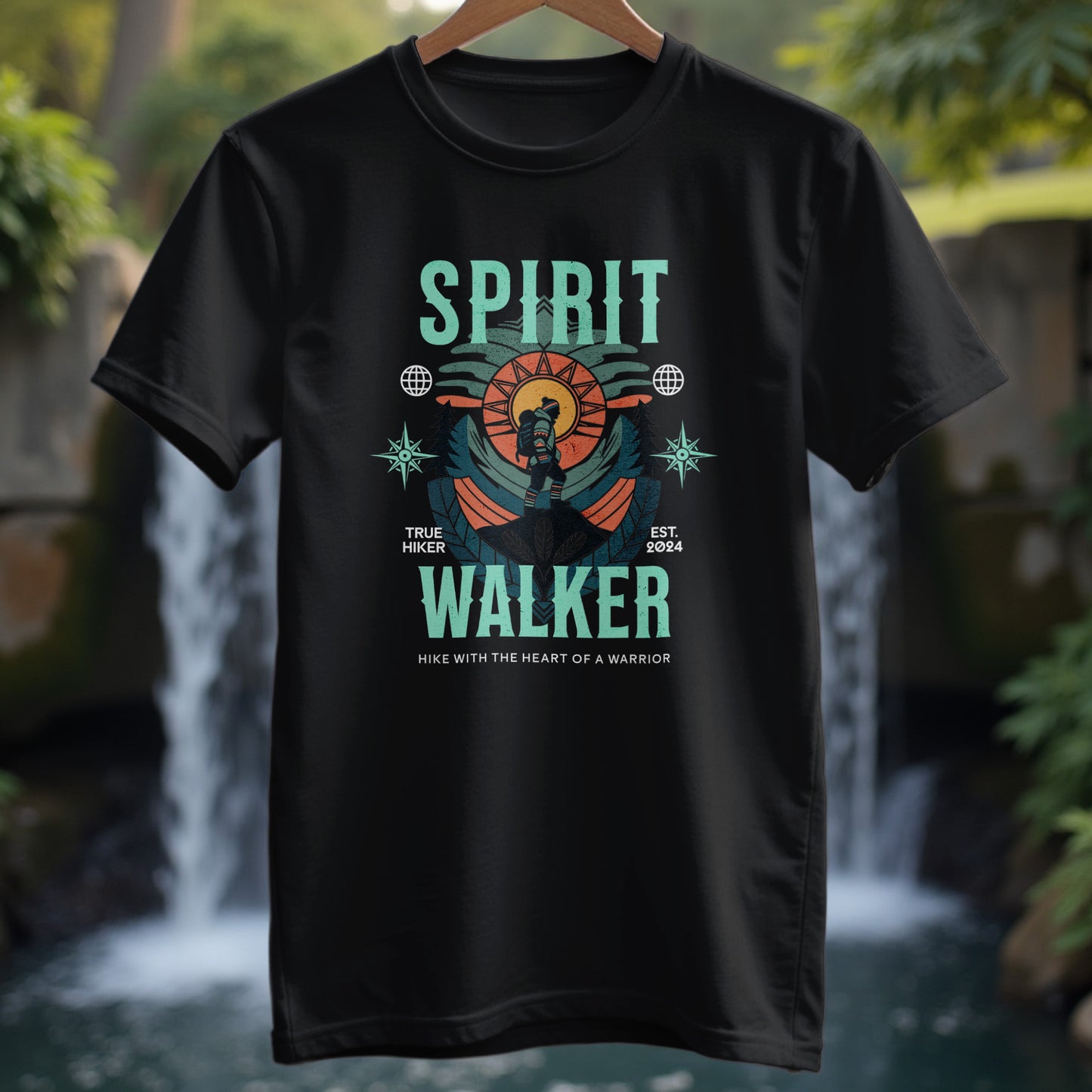 Spirit Walker Tribal Design T-Shirt - Trailblaze Shirts
