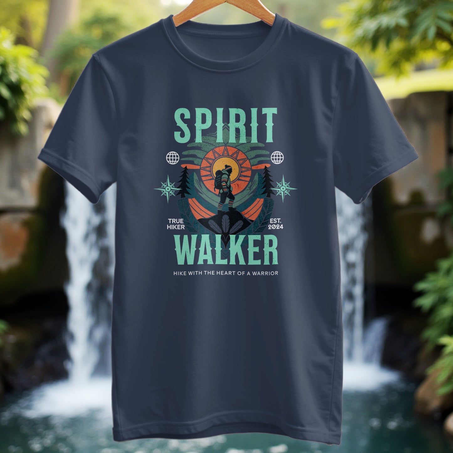 Spirit Walker Tribal Design T-Shirt - Trailblaze Shirts
