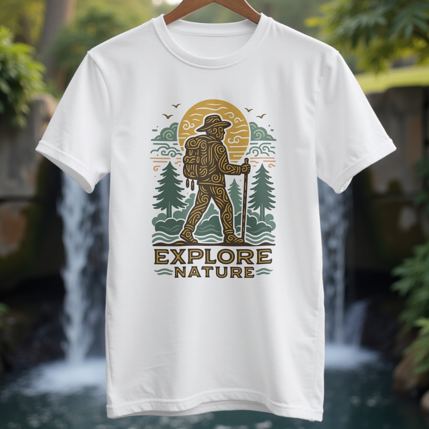 Explore Nature Tribal Graphics T-Shirt - Trailblaze Shirts