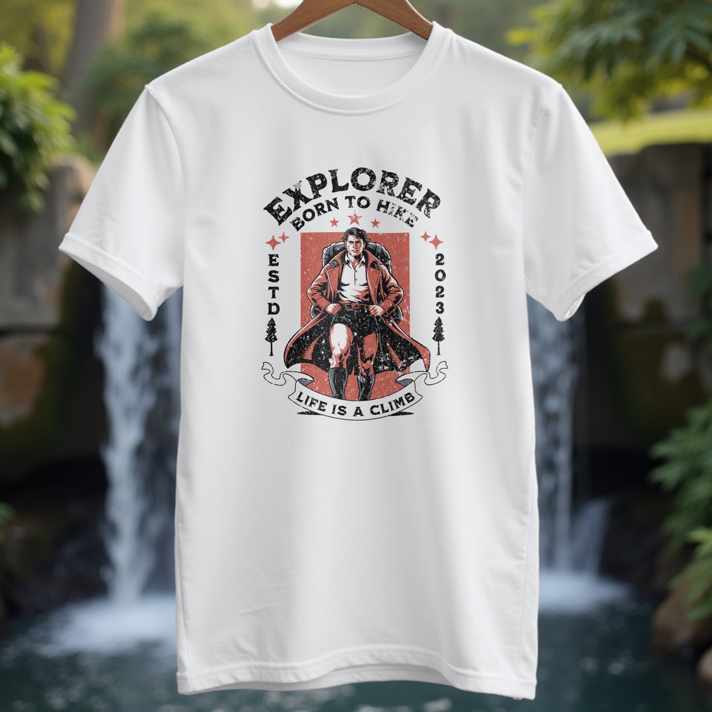 Explorer Born To Hike T-Shirt - Trailblaze Shirts
