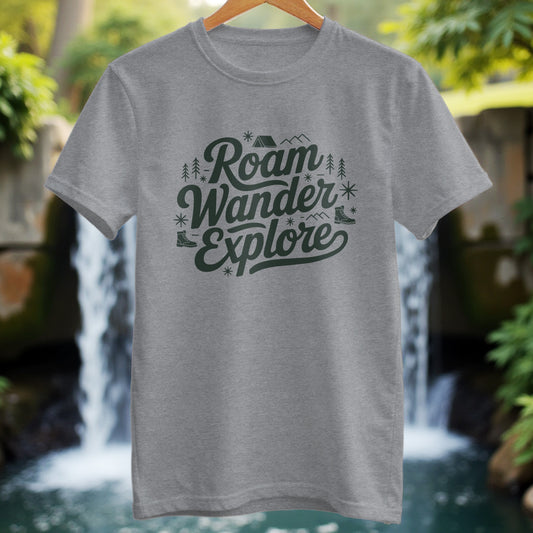 Roam Wander Explore T-Shirt - Trailblaze Shirts