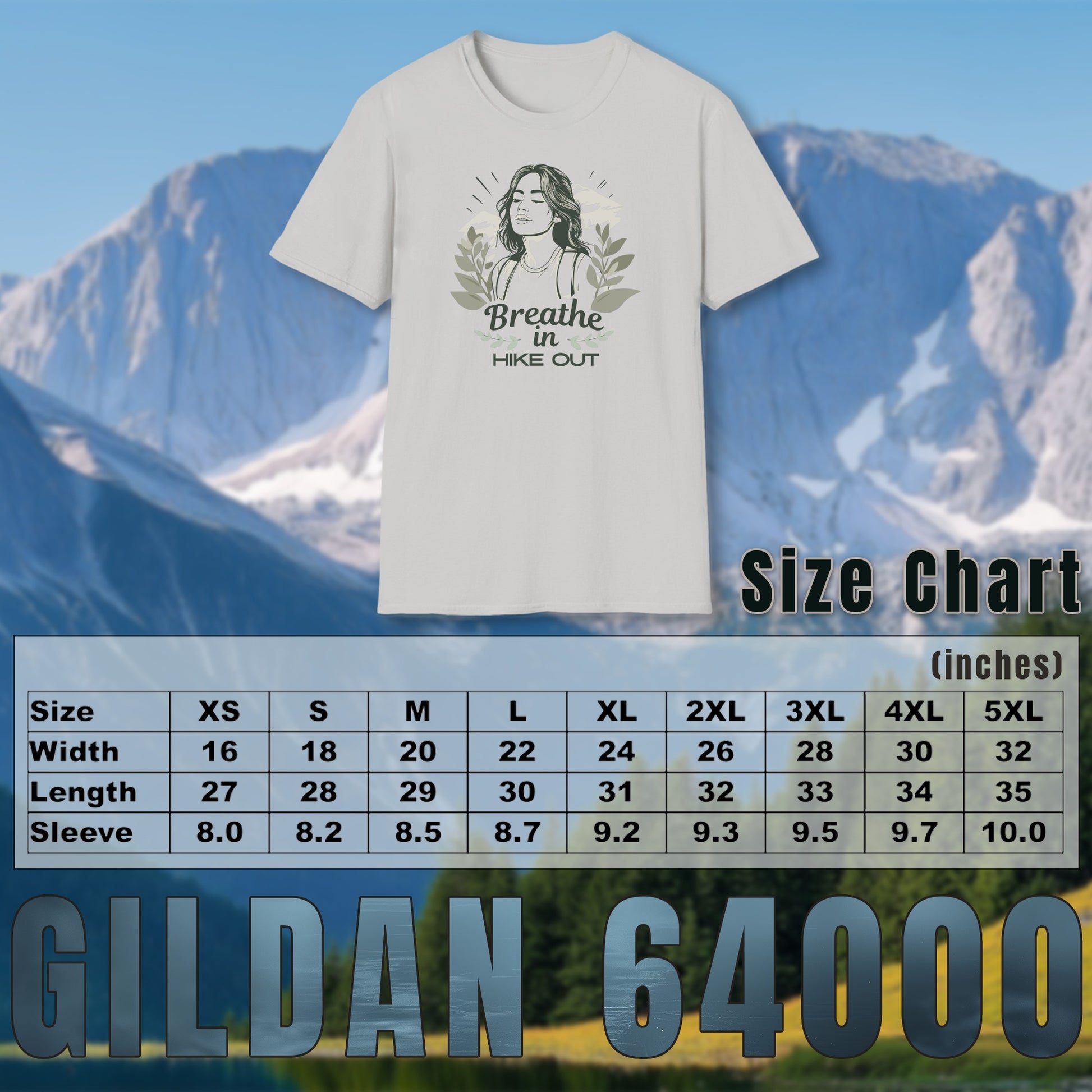 Breathe In Hike Out T-Shirt - Trailblaze Shirts