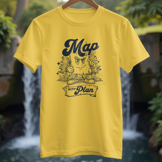Map With Plan T-Shirt - Trailblaze Shirts