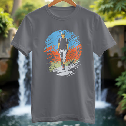 Glitch Style Hiker T-Shirt - Trailblaze Shirts
