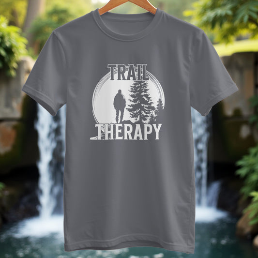 Monochrome Trail Therapy T-Shirt - Trailblaze Shirts