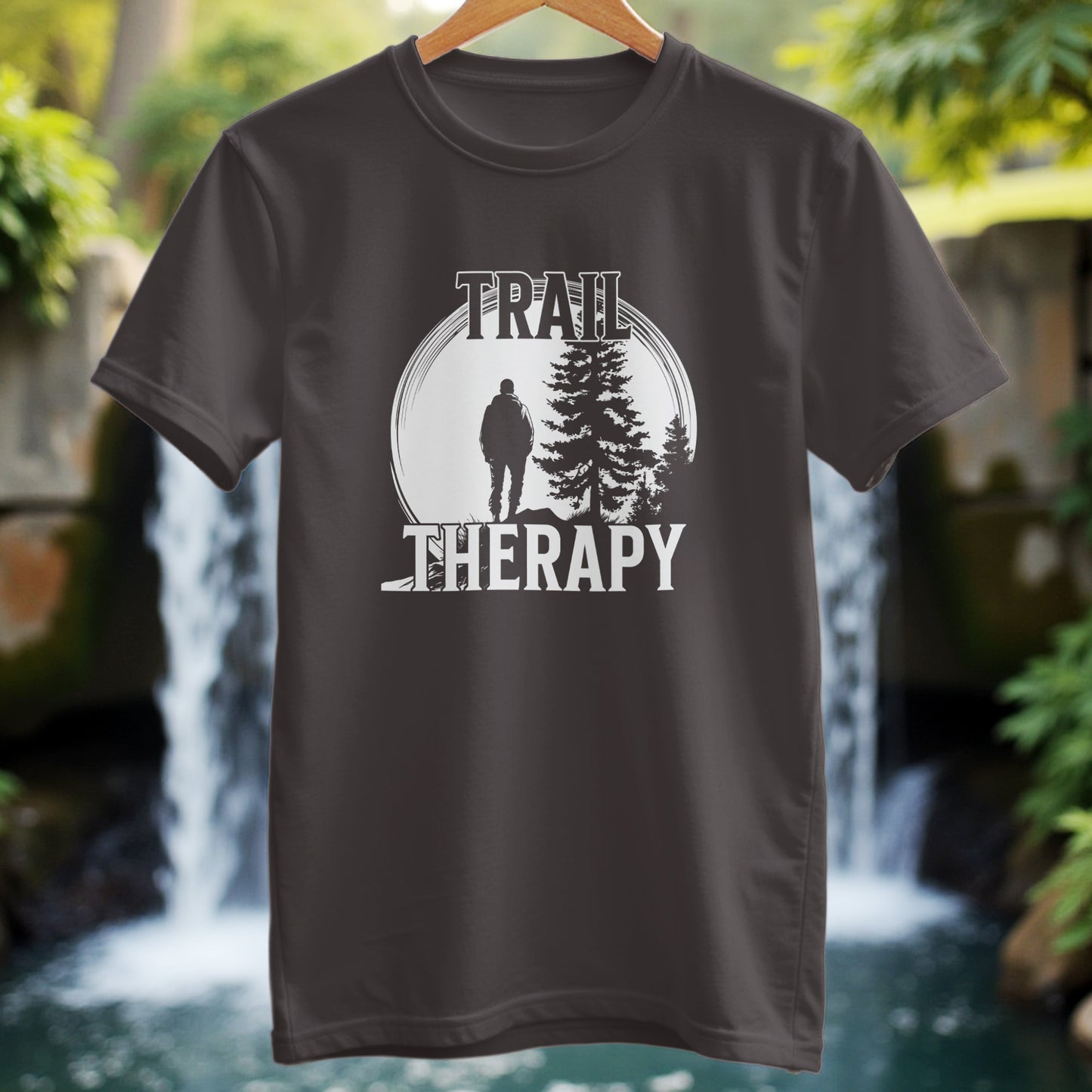 Monochrome Trail Therapy T-Shirt - Trailblaze Shirts