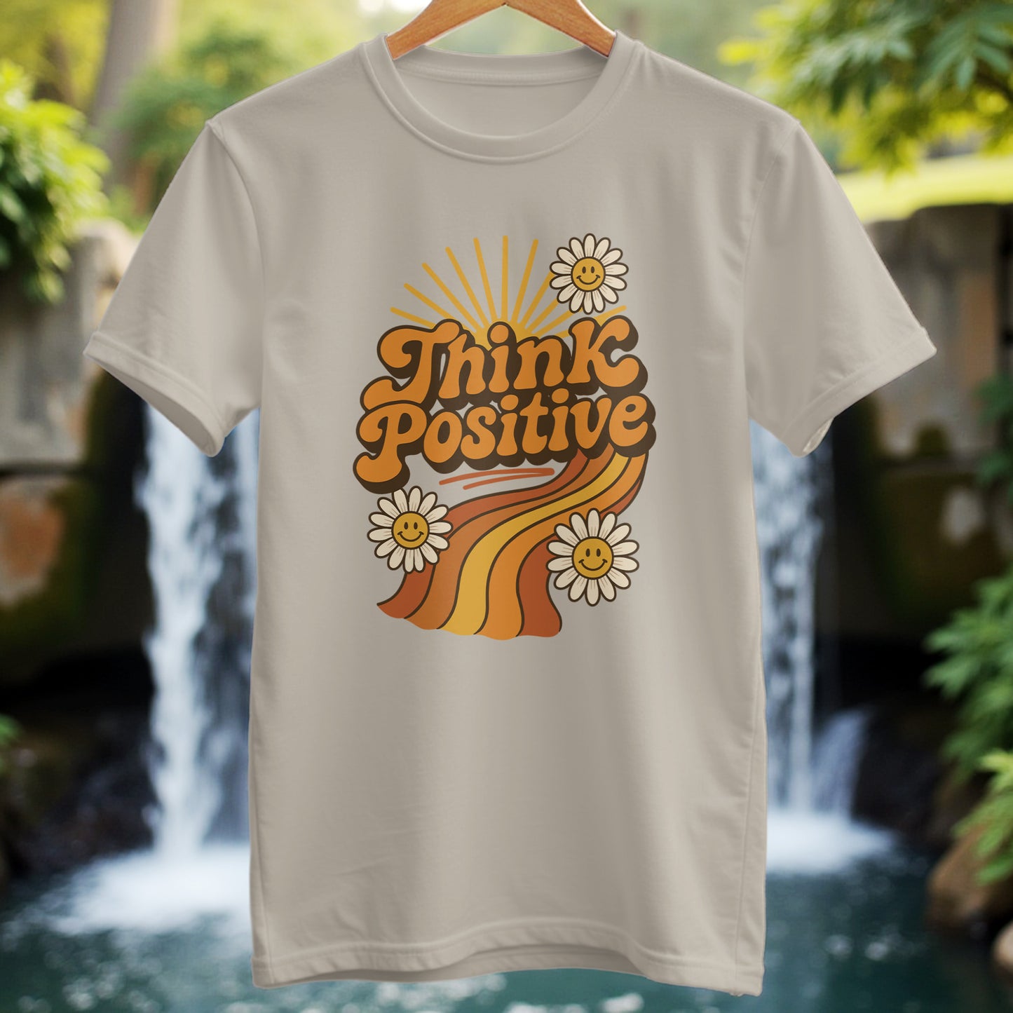 Think Positive 60s T-Shirt - Trailblaze Shirts